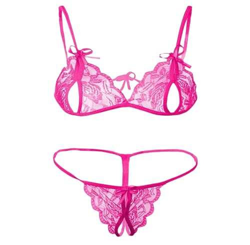Image of UNITRUST Babydoll Lingerie Set with Net Bra and Panty, Honeymoon Combo