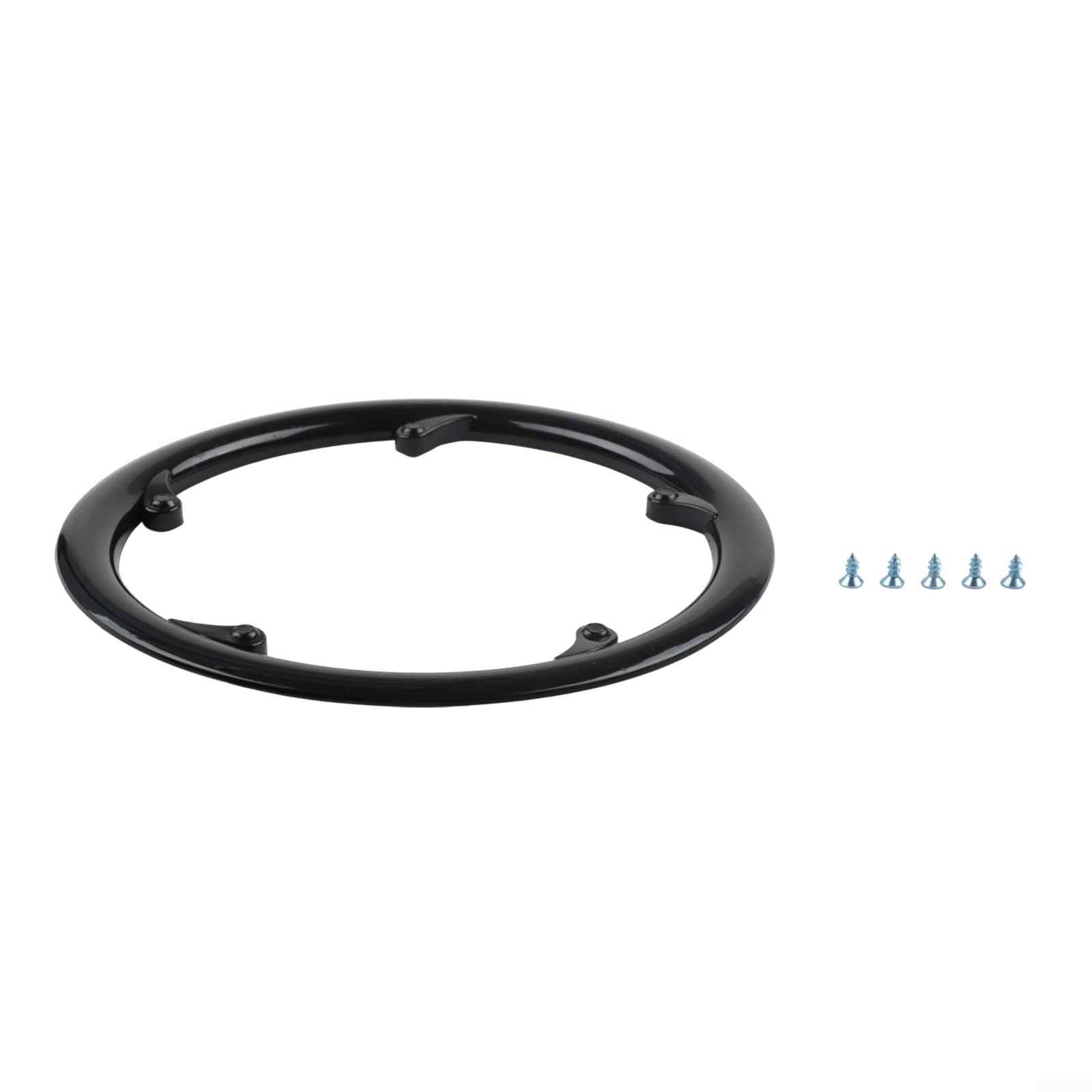 Protezione per corona della bicicletta, per guarnitura 46T-48T 4/5 fori, protezione per catena della bici da olio e danni, copertura in plastica, per mountain folding e city (48T)
