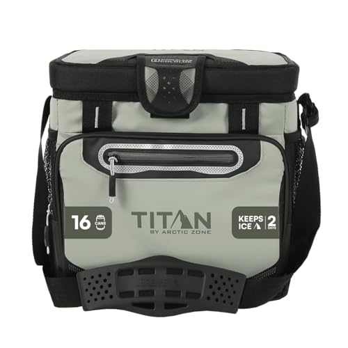 Titan by Arctic Zone Zipperless Soft Sided Cooler with HardBody Liner and...