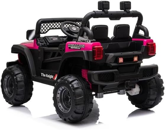 BBH-016 Dual Drive 12V 4.5A.h with 2.4G Remote Control off-road Vehicle Rose Red
