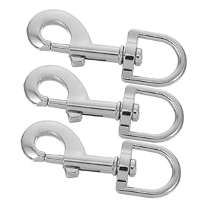 DIYEAH 3 Stück Karabiner mit Federhaken