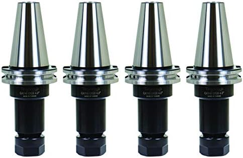 Tegara CAT40 ER20 4.0 in. Collet Chuck Tool Holder 4 pcs 202-1466G-4 M[