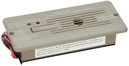 MTI Industries 35-742-BR Safe T Alert 35 Series Dual LP/CO Alarm - Flush