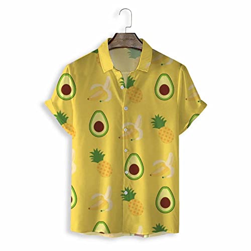 Chemise de plage légère imprimé tropical avec coupe boutonnée fluide