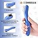 We Love Doodles Dematting Comb for Dogs - Dog Hair Mat Remover, Detangler Comb & Deshedding Tool, Removes Tangles, Knots, & Loose Hair, Metal Comb, Ergonomic Handle (9 Blade)