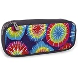 ペンケース 花火柄 はなび パープル マグボトル 筆箱 文房具 ペンポーチ 筆入れ PUレザー 大容量 収納 物入れ 軽量 防水 通学 多機能 化粧ポーチ 鉛筆ケース ペン袋 学生用 子供 女の子 男の子