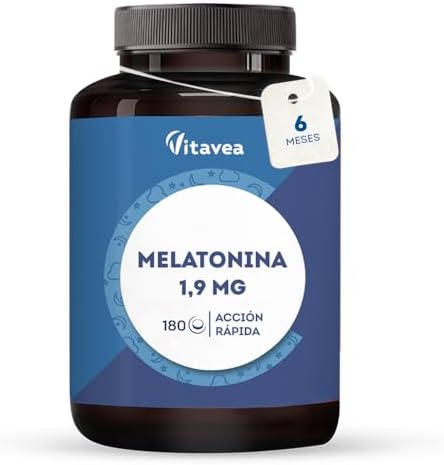 Melatonina Pura 1,9mg - Complemento alimenticio para dormir - Dor...