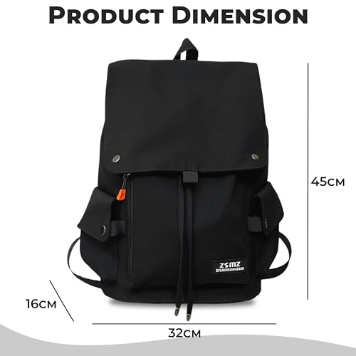 Image of Kraptick Laptop Backpack for Men & Women | Waterproof & Durable Laptop Bag for Office, Travel & College | Spacious & Lightweight Backpack | Fits 15.6 Inch Laptop | Multipurpose Laptop Bag