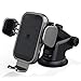 [2020 Upgraded Version] ZeeHoo Wireless Car Charger,15W Qi Fast Charging Auto-Clamping Car Mount,Windshield Dash Air Vent Phone Holder Compatible with iPhone 11 Pro Max,Samsung Note 10 (Grey)
