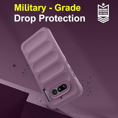 Image of Zapcase Back Case Cover for Nothing Phone (4a) | Compatible for Nothing Phone (4a) Back Cover | Liquid Silicon Magic Case with Camera Protection | Lavender