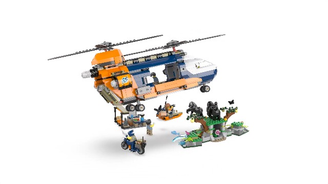 えるる LEGO City 60437 Jungle Explorer Helicopter at Base Camp