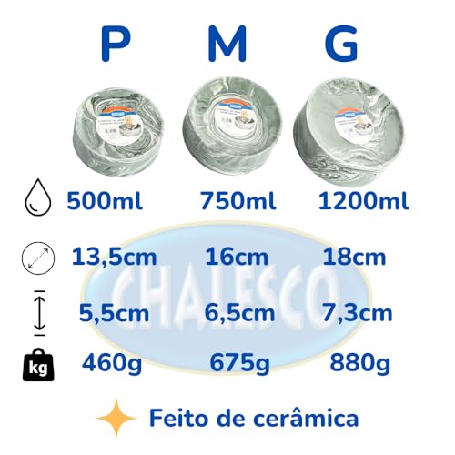 Chalesco Bowl de Cerâmica Magno Tam G