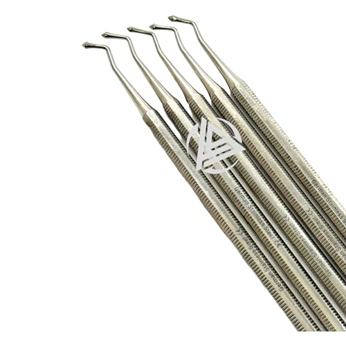 5 Pack - Dental Burnisher #21 Acorn Shapped Double-Ended Tips Composite Filling Restorative Tool - Dental Instruments