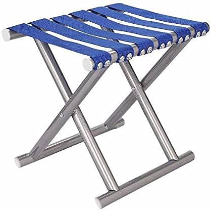 Portable Folding Stool, Super Strong Heavy Duty Outdoor Folding Chair, Camping Hiking Fishing Picnic Stool, Collapsible Camping Stool Mini for Travel, Garden Chair-image-11