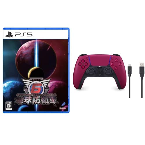 �yPS5�z�n���h�q�R6 + DualSense �R�Y�~�b�N ���b�h �Z�b�g�yAmazon.co.jp���T�zPS5�p�R���g���[���[�[�d�P�[�u��3m