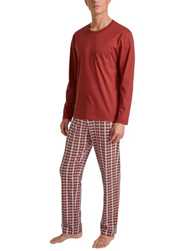 CALIDA Relax Imprint Pyjama, lang Herren, aus 100{7e08428ae8cdb8f9959b30da0a6becae519160bd29f9c7abe559921d955ebfba} Baumwolle, Hose mit stoffbezogenem Gummibund CALIDA Relax Imprint Pyjama, lang Herren, aus 100{7e08428ae8cdb8f9959b30da0a6becae519160bd29f9c7abe559921d955ebfba} Baumwolle, Hose mit stoffbezogenem Gummibund