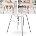 Generic High Chair Foot Rest, Adjustable, Polypropylene (PP), Non-Slip, Compatible with IKEA Antilop HighChair (White)