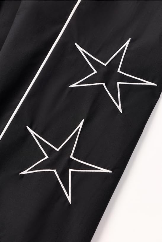 AIFARLD Men's Baggy Sweatpants Y2K Casual Pants Striped Star Lightweight Dance Streetwear Wide Leg with Pocket - Image 5