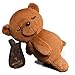JrenBox Plüschspielzeug Netter Schläfriger Bär Teddybär Mädchen Plüschtier Toy Hug Bär Spiele Sogar Wickets Weibliche Geburtstagsgeschenk Color : Deep Brown, Size : 50cm(0.4kg)