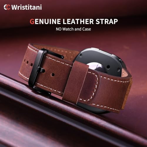 Image of Wristitani Leather Strap for Samsung Galaxy Watch Ultra /9 /8 /7 /6 /5 /4