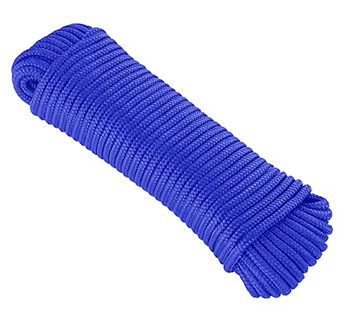 KuTi Kai 20M(64FT) Nylon Rope,Powerful Rope,Solid Nylon Line,Thick Multipurpose Durable Long Rope for Wedding,Fishing and DIY etc (4mm