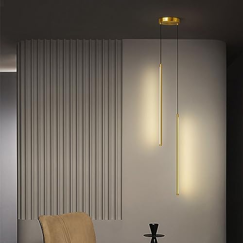 Lustre de chevet de chambre en cuivre pour libérer l'espace - 3