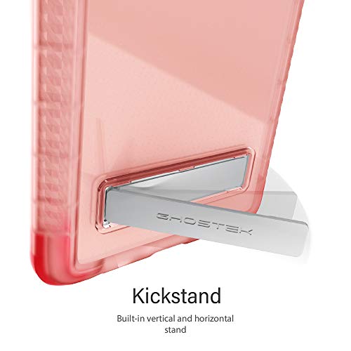 Image of Ghostek Covert Galaxy A51 Case Clear with Kickstand Super Slim Fit Shockproof Design with Scratch Resistant Back and Anti Slip Hand Grip Wireless Charging Compatible 2020 Galaxy A51 (6.5 Inch) - Pink