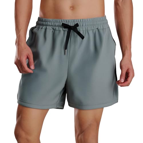 Short homme décontracté en coton léger pour le sport d'été
