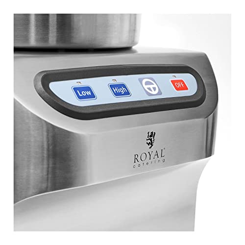 Royal Catering RCBC-5V2 tafelboter, 1500/2800 omw/min, 5 l, keukenboter, tafelboter, 5 liter snijder, keukenmachine - Afbeelding 3