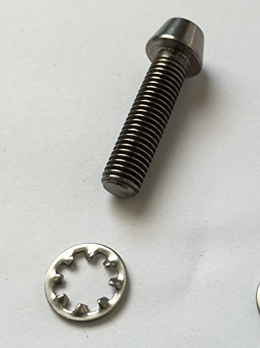 1/4" x 28 Lightweight Titanium grip screw for pistols