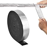 Photo Gallery dulynva tubo isolante antigelo per esterni 10 m x 5 cm isolante per tubi in foglio di alluminio autosigillante, isolamento per tubi di riscaldamento per la protezione dei tubi Photo Gallery dulynva tubo isolante antigelo per esterni 10 m x 5 cm isolante per tubi in foglio di alluminio autosigillante, isolamento per tubi di riscaldamento per la protezione dei tubi