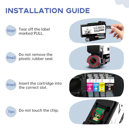 Image of Miss Deer LC3033 Ink Cartridge BK /C /M /Y, ZR2,5 Pack