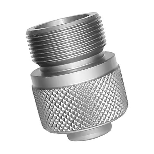 Ieron Adaptador de Cartucho de Gas Duradero, Seguro para Camping, conexión de Estufa para Cartucho de Gas a Rosca, Boquilla de conversión Tipo Botella.