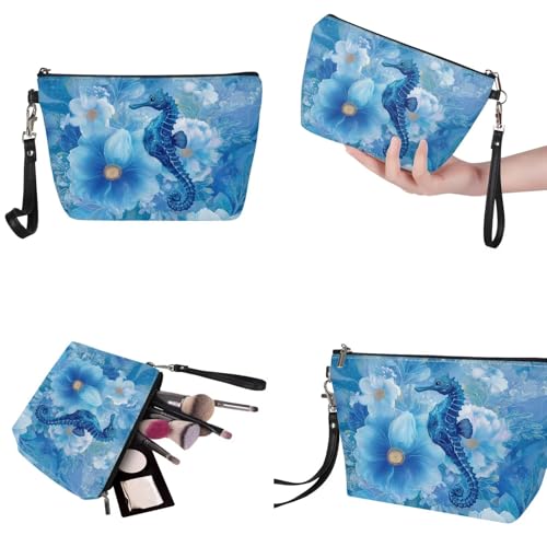 Image of 2PCS Tote Bag for Women Top Handle Purse with Wallet, Hobo Bag Tote Shoulder Bag with PU Cosmetic Bag