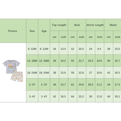 Image of BeQeuewll Toddler Baby Boy Easter Outfit Letter Bunny Print Short Sleeve T-Shirt and Shorts Summer Clothes Set