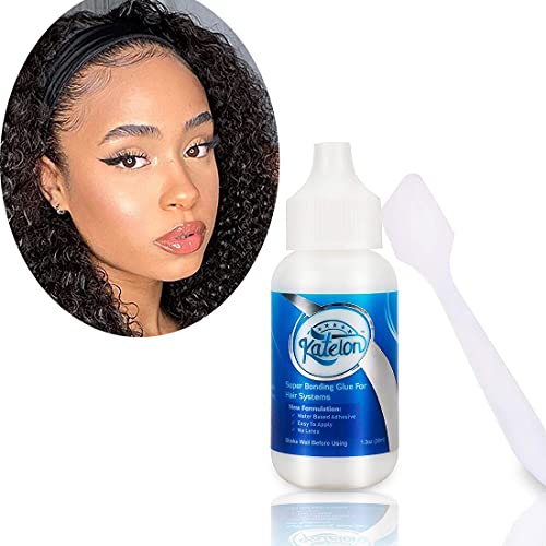 Lace Wig Glue Adhesive Glue for Front Lace Wig Waterproof Glue for Closure Hair Lace Front Glue Strong Wig Glue 1.3oz Invisible Bonding Hair Glue Bold Hold Lace Wig Adhesive