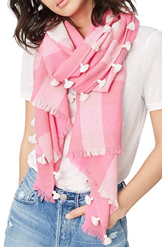 Club Monaco Women's Jarne Wool Scarf, Pink Mix