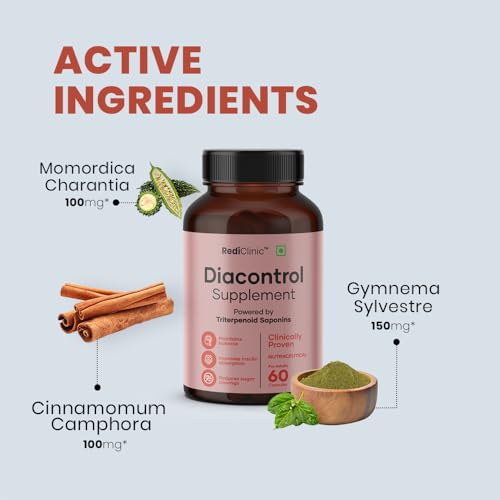 Image of DiaVigor Capsules for Strength, Stamina and Immunity | Dual Support for Metabolic Health, Energy - 60 Capsules Each Bottle | Set of 2
