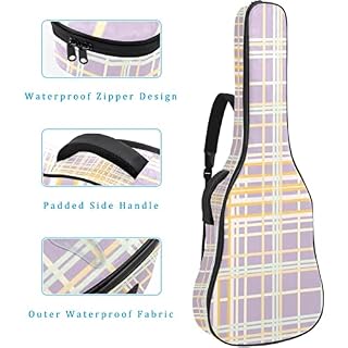Housse de transport étanche pour guitare avec bandoulière réglable Motif coloré, Multicolore 07, 42.9×16.9×4.7 in… - Les Beatles, Paul McCartney, John Lennon, RIngo Starr, George Harrison Housse de transport étanche pour guitare avec bandoulière réglable Motif coloré, Multicolore 07, 42.9x16.9x4.7 in… – Image 4
