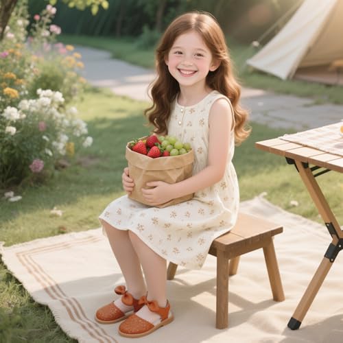 Image of Kiderence Toddler Girls Sandals Little Girls Kids Summer Shoes Toddler Sandals