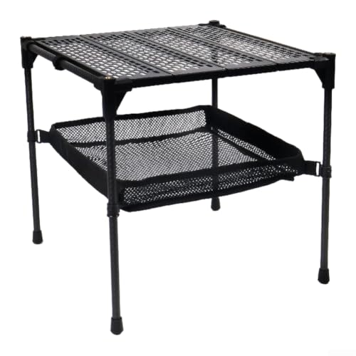 Table pliante de camping stable anti-intempéries en aluminium et carbone - 8