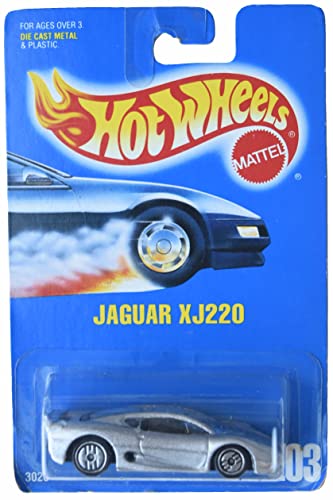Hot Wheels Jaguar XJ220, Silver miniatura 1