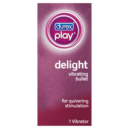 Bullet Vibrator, Durex Play Delight - Vibrating Bullet Massager (Battery Included) HSA Eligible