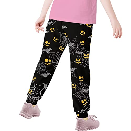 Fashion Printed for Girls Jogger Pants Elastic Waist Loose Sweatpants with Pockets for Walking Hiking Sports4