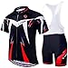 X-TIGER da Ciclismo Uomo 5D Gel Salopette Pantaloncini Corti Imbottiti Set di Abbigliamento Ciclista (DBT-01302, XL)