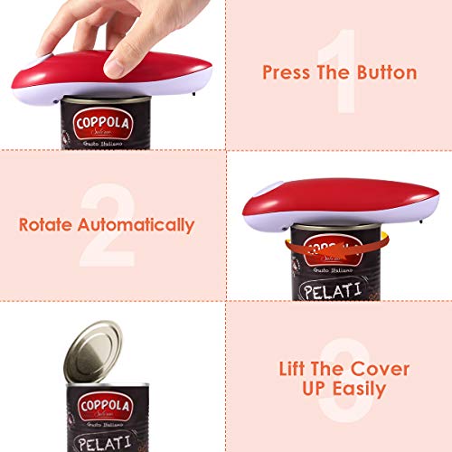 Electric Can Opener, Restaurant can Opener, Smooth Edge Automatic Electric Can Opener! Chef\'s Best Choice,Best Kitchen Gadget for Arthritis