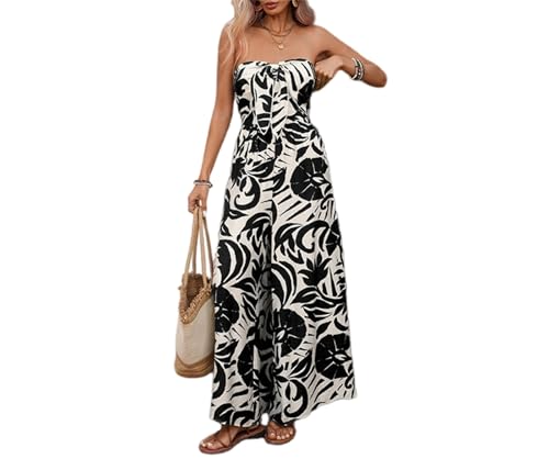 Mono de pierna ancha para mujer ideal para tus vacaciones de verano