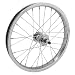WheelMaster 16 x 1.75 Rear Wheel, 28H, Steel, Bolt On, FW, Silver