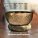 UPCEED Singing Bowl Cushion for Tibetan Singing Bowls, Handmade Silk Brocade Round Cushion Pillow for Sound Healing and Crystal Sound Bowls Accessories(Brown,6.7 Inch)