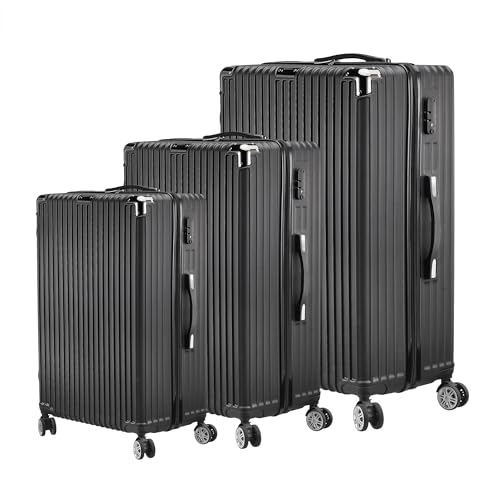Aneutr Set de 3 Valises de Voyage, Valise Grande Taille, Valise Cabine, Petite, Lot de 3 Valises...